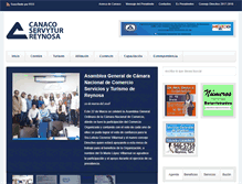 Tablet Screenshot of canacoreynosa.com